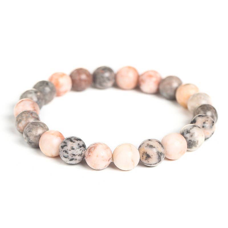 8MM Elastic Natural Stone Bracelets - CS