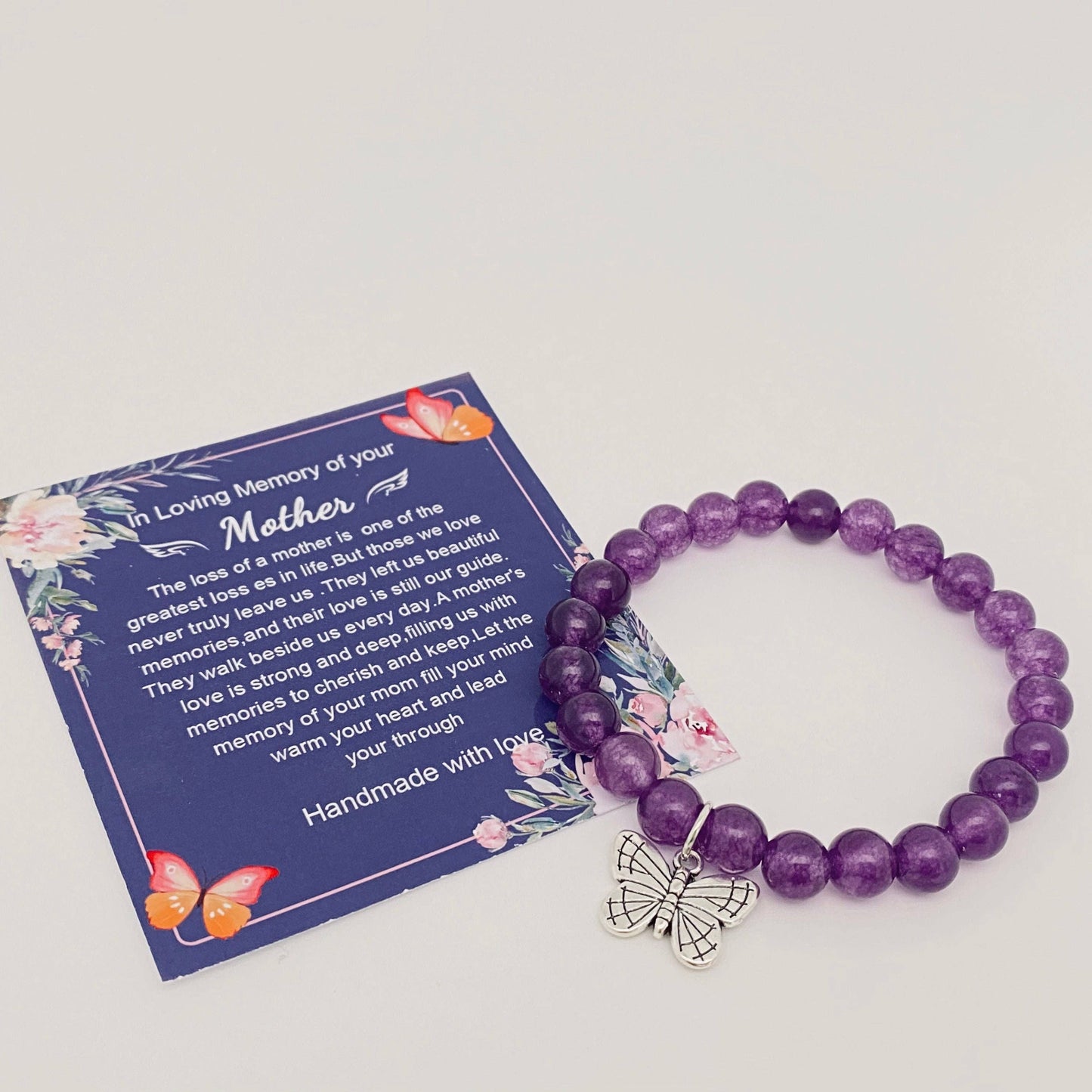 Pendant Amethyst Elastic Bracelets