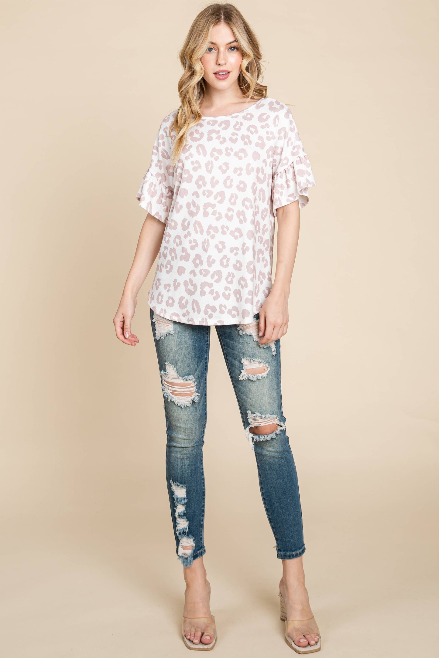 TA2018 CRISS CROSS SHORT SLEEVE TOP