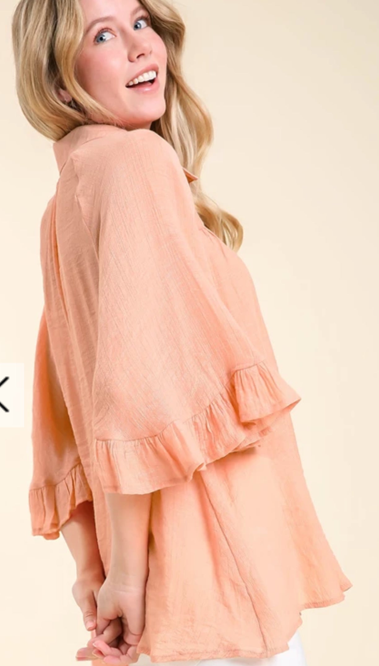 Umgee Bell Sleeved Top