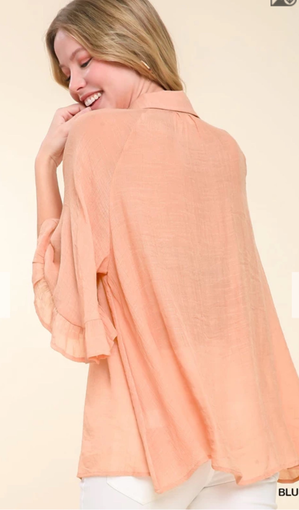 Umgee Bell Sleeved Top