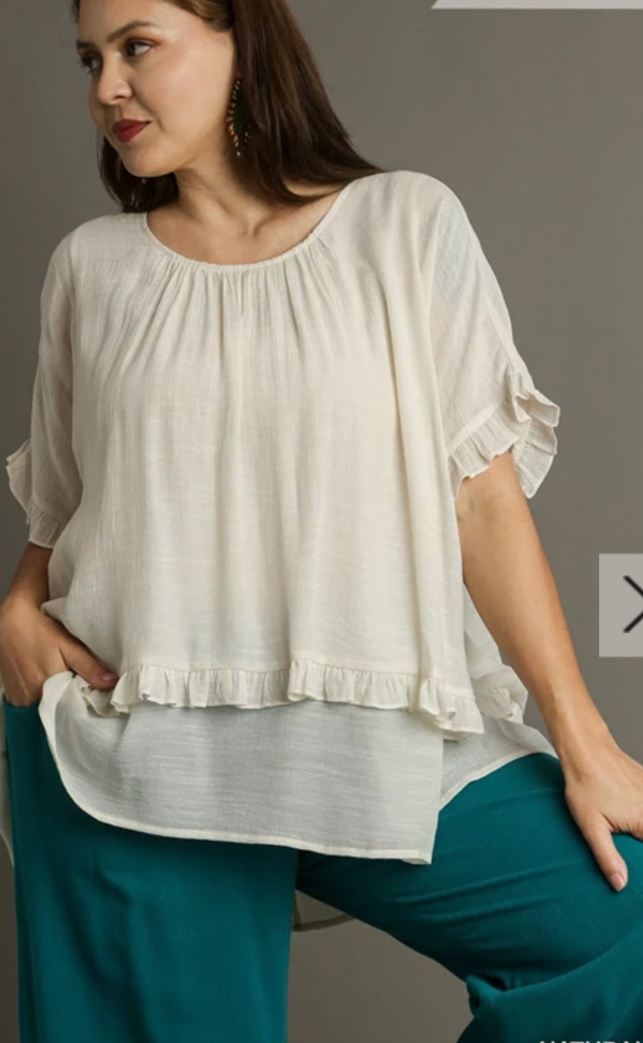 Umgee Multi Layered Natural Tunic
