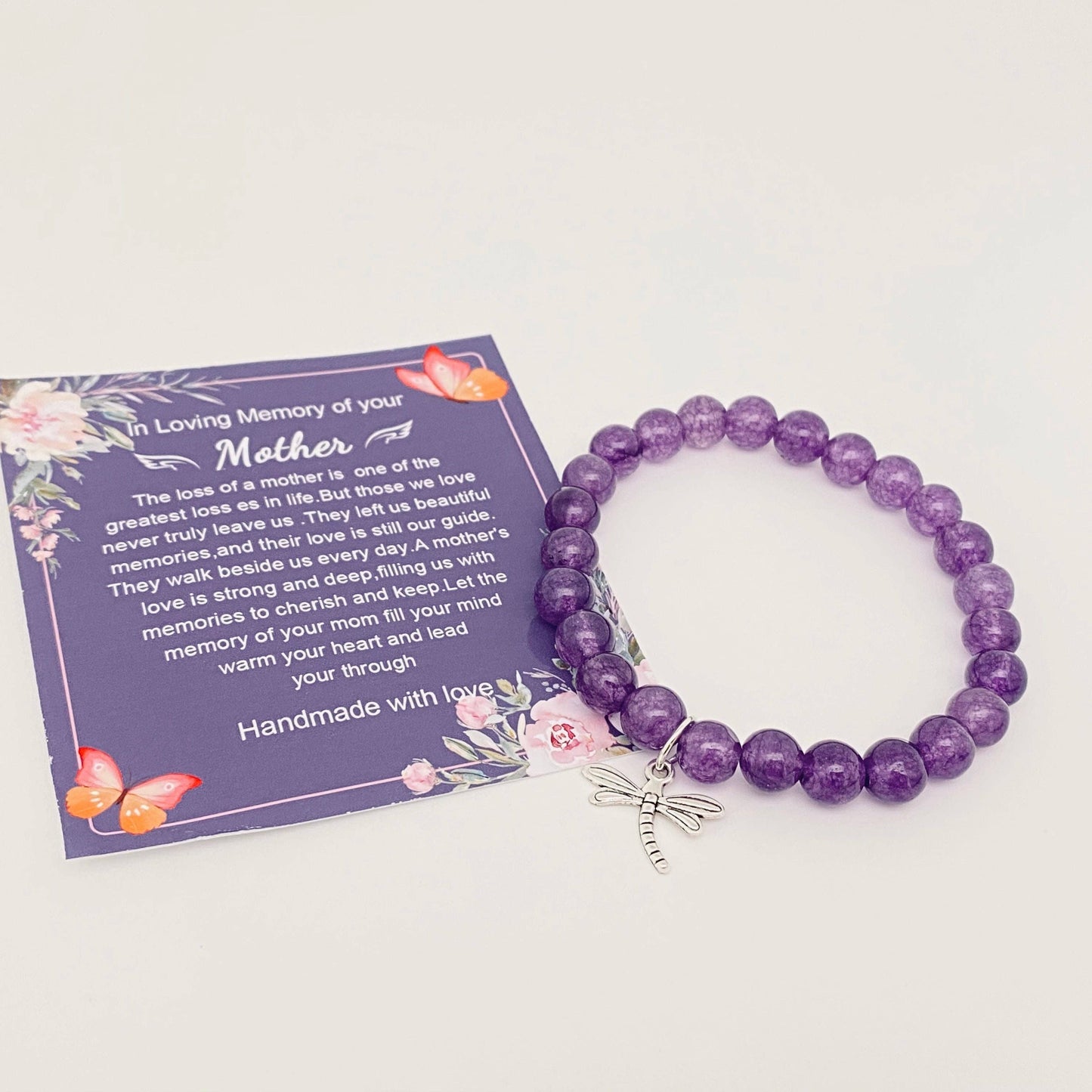Pendant Amethyst Elastic Bracelets
