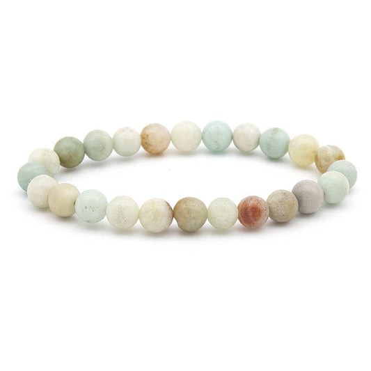 8MM Elastic Natural Stone Bracelets - CS