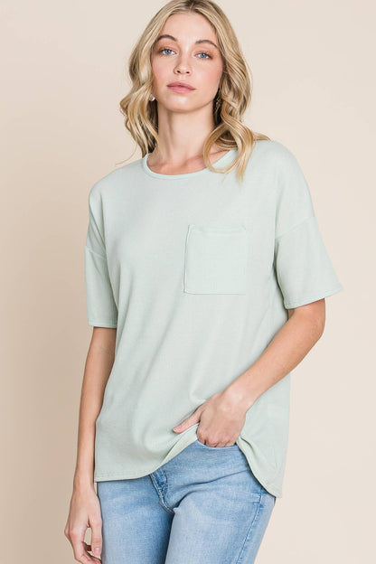 TA1797 SOFT WAFFLE KNIT T-SHIRT