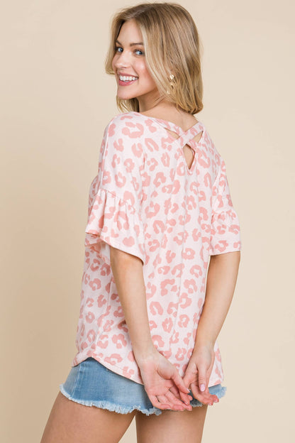 TA2018 CRISS CROSS SHORT SLEEVE TOP