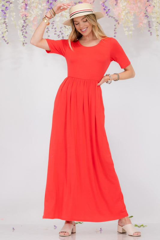 Celeste Short Sleeve Maxi