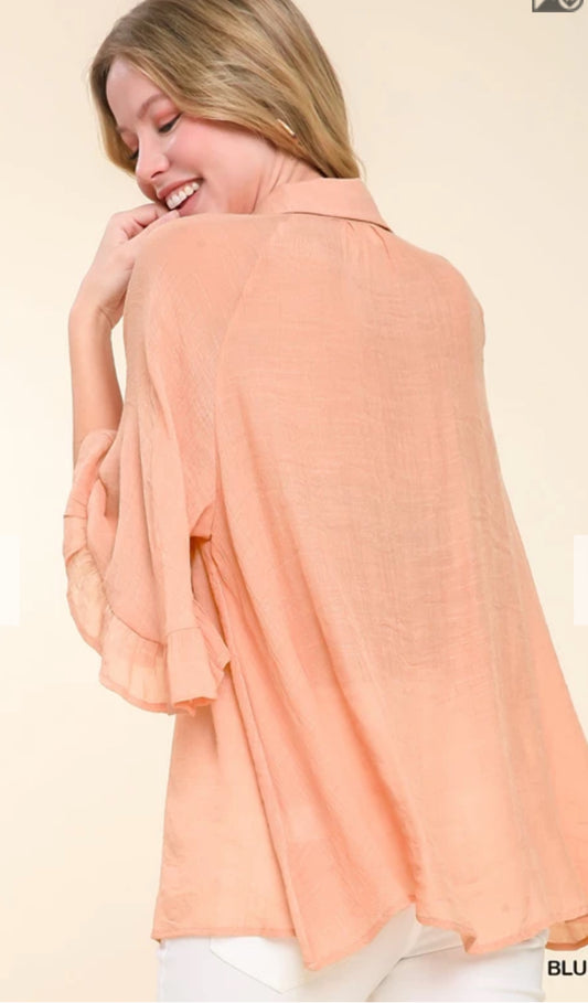 Umgee Bell Sleeved Top