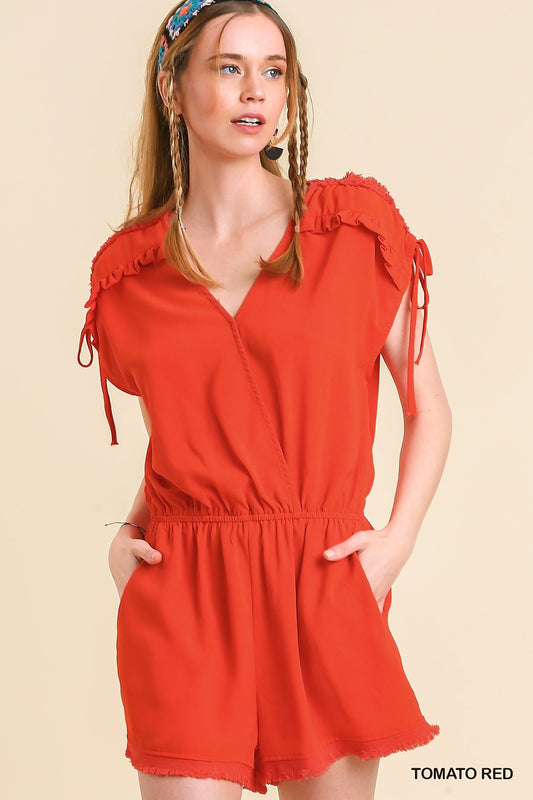 Umgee Tomato Red Romper
