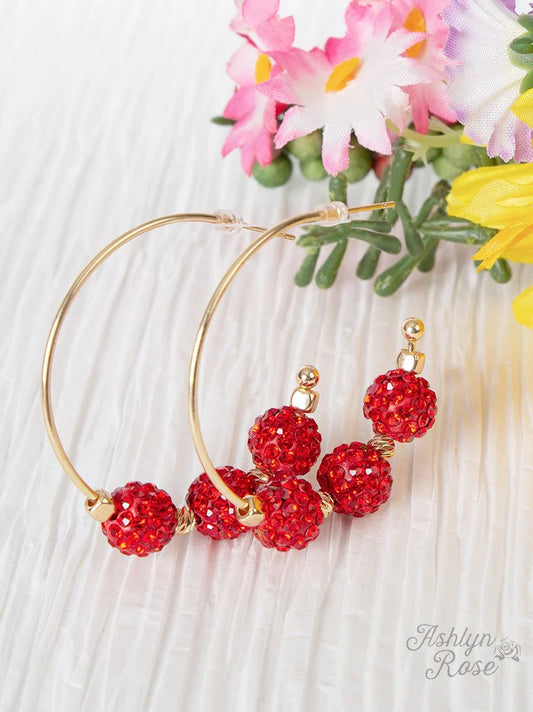 Firework Show Beaded Hoop